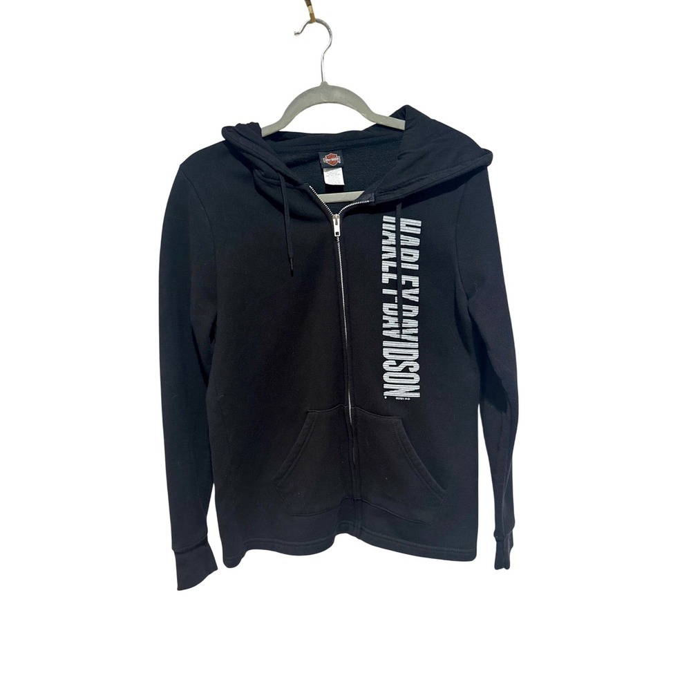 Harley Davidson Appleton Wisconsin Full Zip Hoodie Jacket Moto Biker Medium